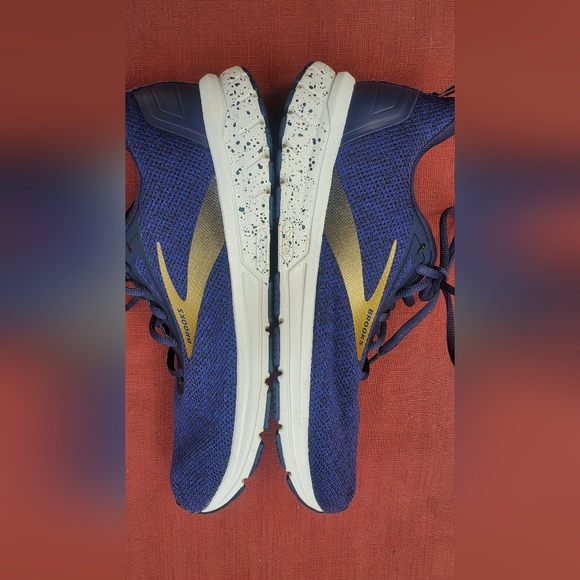 Men's Brooks Anthem 3 Navy/Grey/Gold Running Shoe Size 10 D (M) - Picture 5 of 11